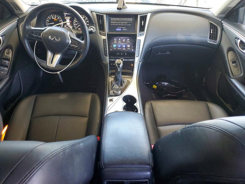 2019 Infiniti Q50 VIN JN1EV7AP6KM543279 COPART salvage auction — VANDALISM, Ca - Non-Repairable Vehicle Cert, sold $450 on 2026-07-27 (photo 8)