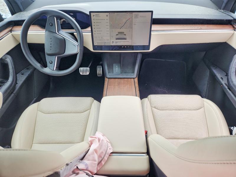 2023 Tesla Model x VIN 7SAXCAE56PF400157 COPART salvage auction — SIDE, Ga - Certificate Of Title, sold $24,600 on 2026-08-28 (photo 8)