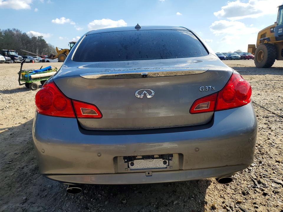 2010 Infiniti G37 VIN JN1CV6AR8AM454654 COPART salvage auction — FRONT END, Ga - Cert Of Title-Salvage, sold $300 on 2026-07-24 (photo 6)