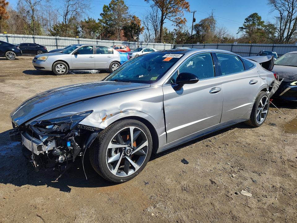 2022 Hyundai Sonata VIN 5NPEJ4J29NH136812 COPART salvage auction — ALL OVER, Va - Cert Of Title - Salvage (P), sold $2,350 on 2026-07-09 (photo 1)