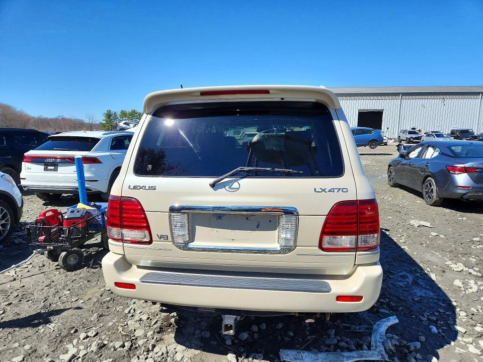 2006 Lexus Lx 470 VIN JTJHT00W064018656 COPART salvage auction — MINOR DENT/SCRATCHES, Mt - Certificate Of Title (P), sold $7,900 on 2026-07-28 (photo 6)