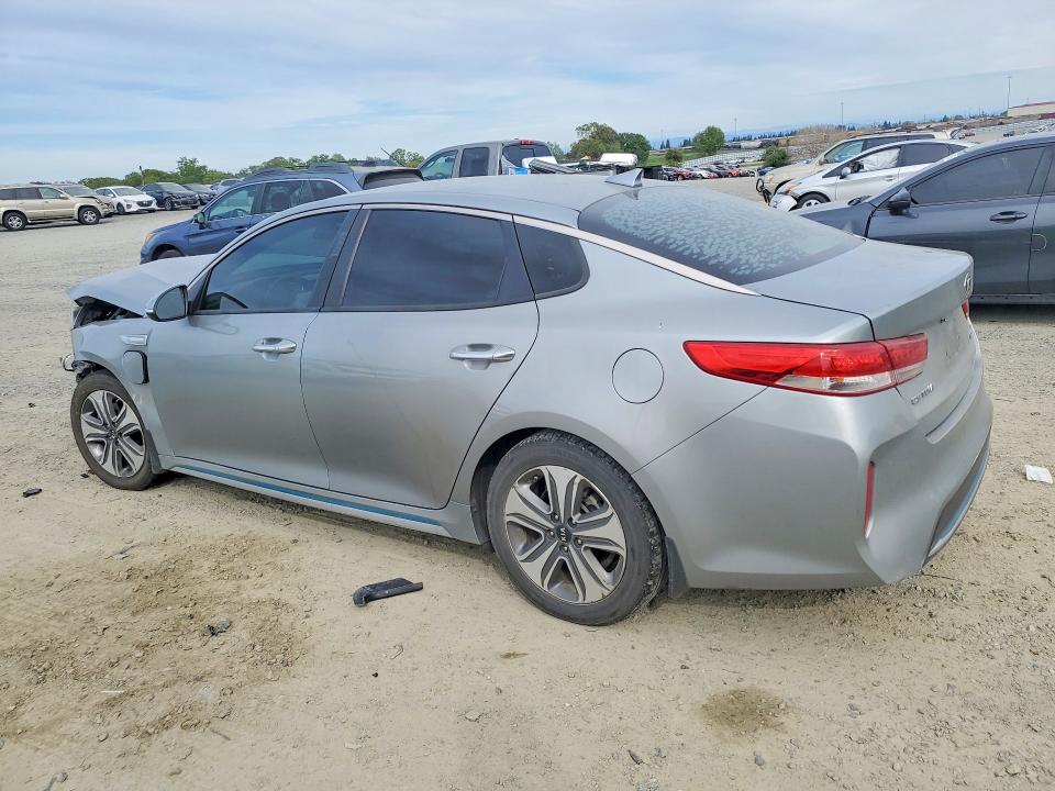 2017 Kia Optima hybrid VIN KNAGV4LD5H5009083 COPART salvage auction — FRONT END, Ca - Salvage Certificate, sold $300 on 2026-07-14 (photo 2)