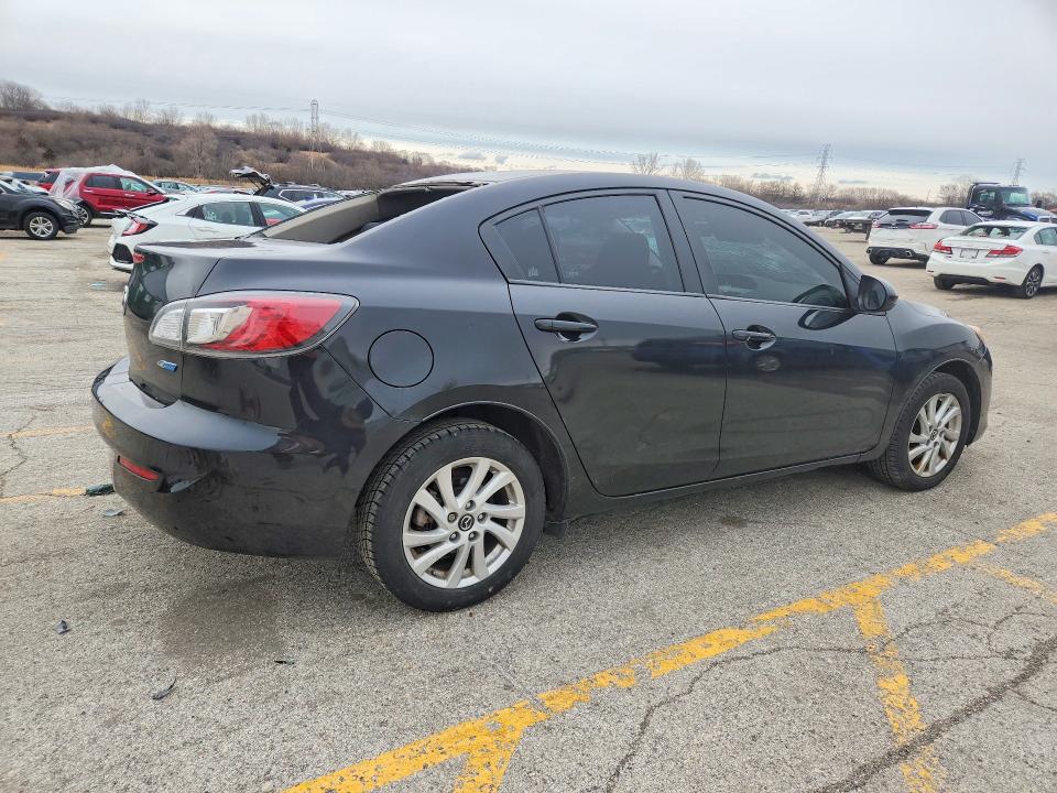 2013 Mazda VIN JM1BL1V77D1821883 COPART salvage auction — HAIL, IL - SALVAGE CERTIFICATE, sold $400 on 2026-07-03 (photo 3)