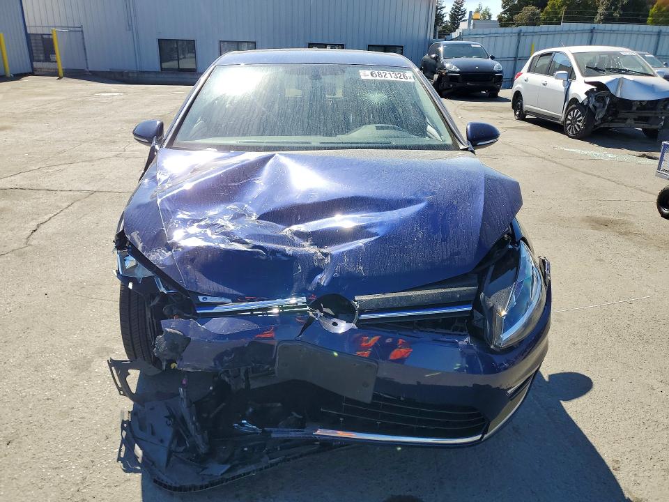 2019 Volkswagen Golf VIN WVWKR7AU8KW908611 COPART salvage auction — FRONT END, Ca - Salvage Certificate, sold $1,850 on 2026-07-31 (photo 5)