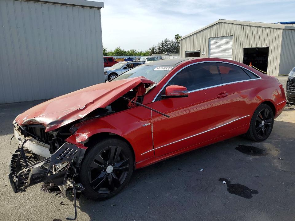 2012 Mercedes-benz E-class VIN WDDKJ5KB8CF154626 COPART salvage auction — FRONT END, CA - SALVAGE CERTIFICATE, sold $250 on 2026-08-06 (photo 1)
