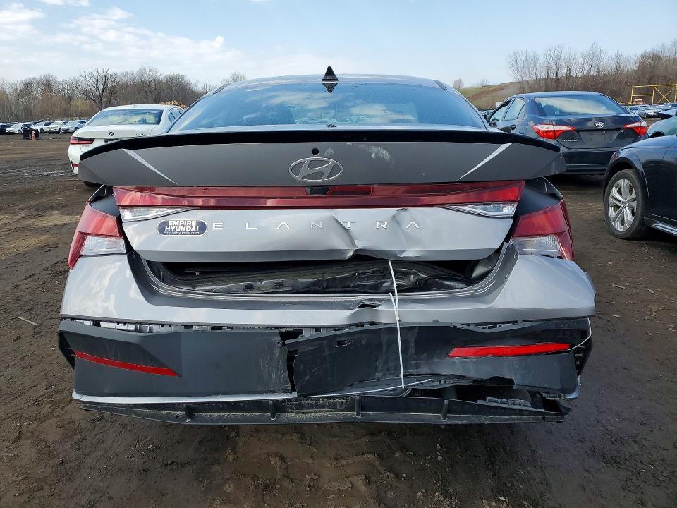 2025 Hyundai Elantra VIN KMHLM4DG0SU987478 COPART salvage auction — REAR END, Ct - Cert Of Title-Salvage, sold $7,100 on 2026-07-14 (photo 6)