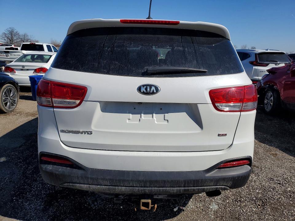 2018 Kia Sorento VIN 5XYPG4A36JG379348 COPART salvage auction — FRONT END, Salvage Title, sold $150 on 2026-07-21 (photo 6)