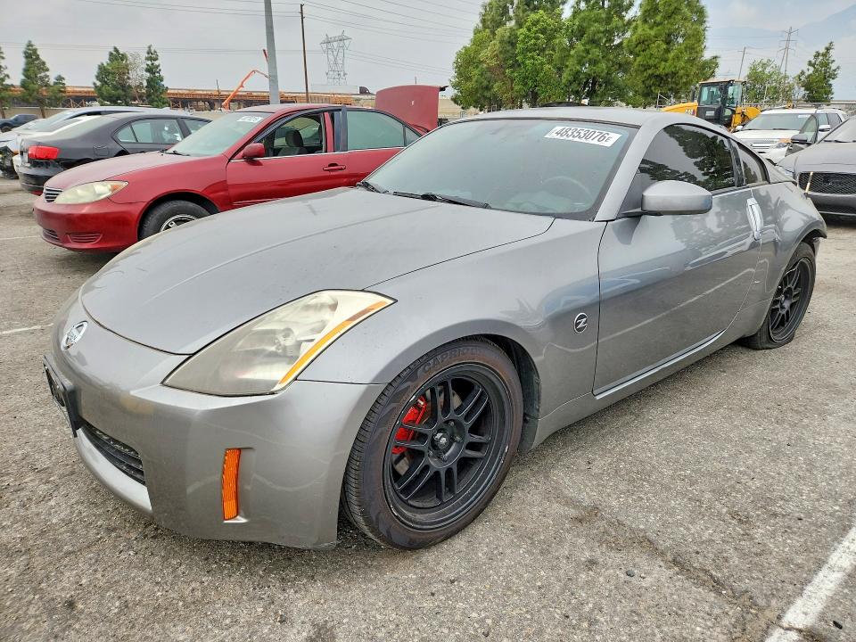 2004 Nissan 350z VIN JN1AZ34E14T064797 COPART salvage auction — REAR END, Ca - Salvage Certificate, sold $1,550 on 2026-07-21 (photo 1)