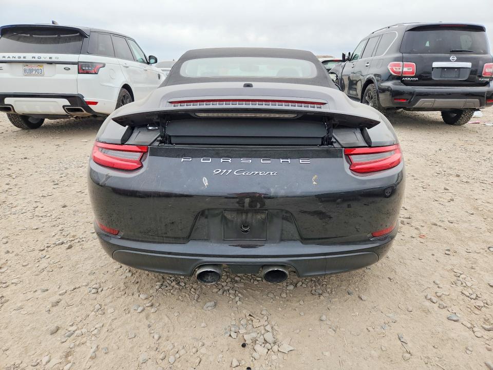 2017 Porsche 911 VIN WP0CA2A94HS141866 COPART salvage auction — FRONT END, Ut - Certificate Of Title, sold $49,250 on 2026-07-28 (photo 6)