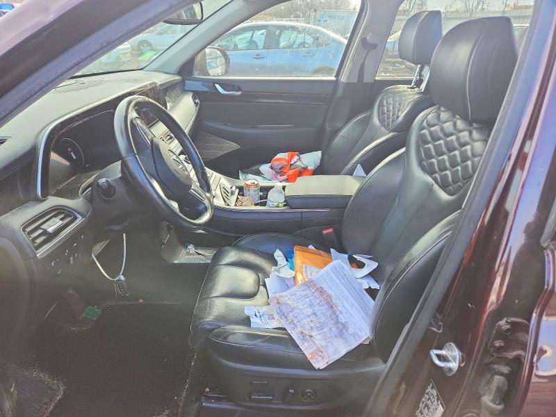 2021 Hyundai Palisade VIN KM8R5DHEXMU208140 COPART salvage auction — HAIL, Il - Salvage Certificate, sold $8,300 on 2026-07-13 (photo 7)