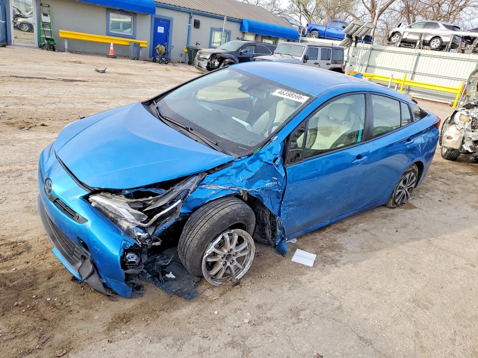 2022 Toyota Prius VIN JTDL9MFUXN3034893 COPART salvage auction — FRONT END, ID - SALVAGE CERTIFICATE OF TITLE, sold $3,800 on 2026-07-20 (photo 1)