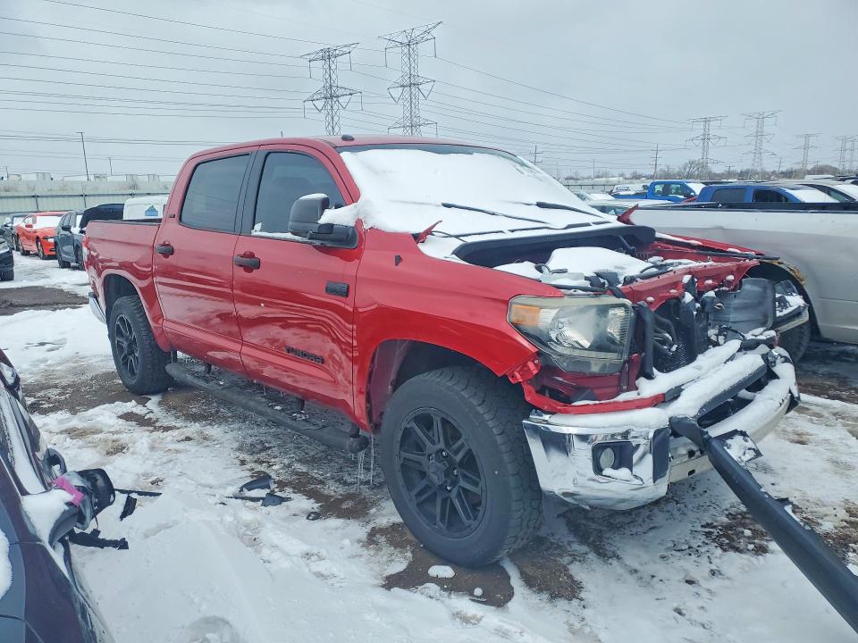 2018 Toyota Tundra VIN 5TFDW5F17JX724984 COPART salvage auction — FRONT END, Il - Salvage Certificate, sold $1,500 on 2026-07-06 (photo 4)
