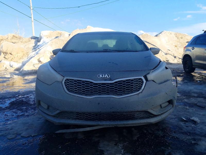 2014 Kia Forte VIN KNAFX4A65E5126295 COPART salvage auction — FRONT END, Qc - Gravement Accidente, sold $1,450 on 2026-07-07 (photo 5)