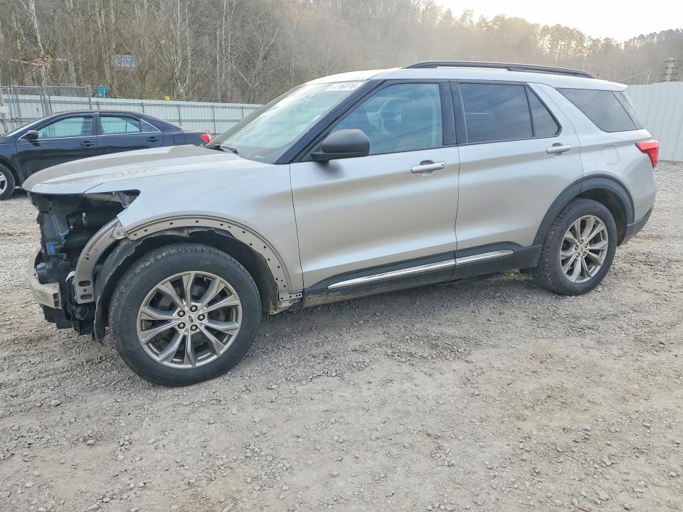 2020 Ford Explorer VIN 1FMSK8DH7LGC88916 COPART salvage auction — FRONT END, Oh - Cert Of Title-Salvage, sold $3,200 on 2026-07-02 (photo 1)
