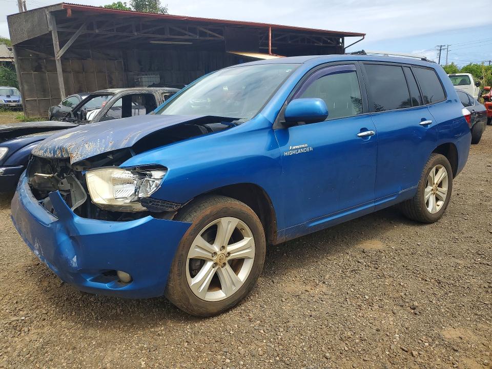 2008 Toyota Highlander VIN JTEDS42A782019195 COPART salvage auction — FRONT END, HI - CERTIFICATE OF SALVAGE, sold $1 on 2026-07-29 (photo 1)