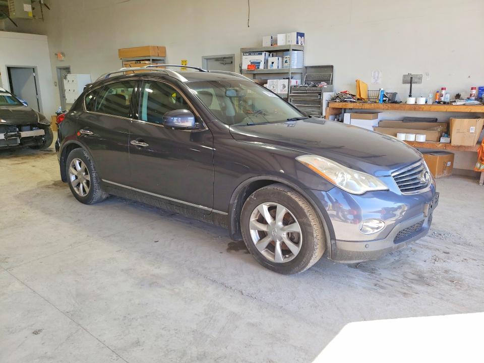 2008 Infiniti Ex VIN JNKAJ09F08M356704 COPART salvage auction — FRONT END, Md - Cert Of Salvage > 75% Damage, sold $375 on 2026-07-24 (photo 4)