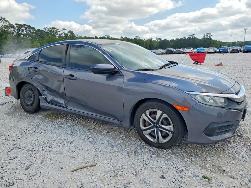 2018 Honda Civic VIN 2HGFC2F56JH546817 COPART salvage auction — SIDE, Tx - Certificate Of Title, sold $4,750 on 2026-07-02 (photo 4)