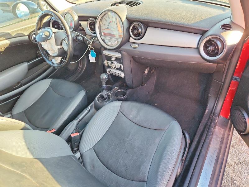 2010 Mini Cooper VIN WMWMF3C56ATZ61675 COPART salvage auction — FRONT END, Ca - Salvage Certificate, sold $875 on 2026-07-16 (photo 8)