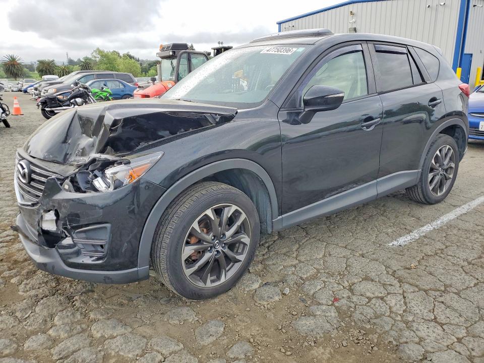 2016 Mazda Cx-5 VIN JM3KE4DY1G0893590 COPART salvage auction — FRONT END, Ca - Salvage Certificate, sold $3,900 on 2026-07-17 (photo 1)