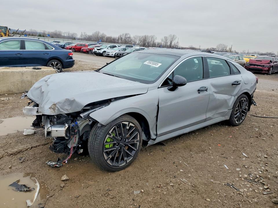 2026 Kia K5 VIN KNAG44J80T5401289 COPART salvage auction — FRONT END, Id - Salvage Certificate Of Title, sold $5,600 on 2026-07-07 (photo 1)