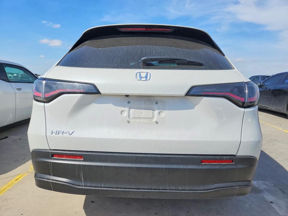 2025 Honda Hr-v VIN 3CZRZ1H34SM742350 COPART salvage auction — SIDE, Tx - Certificate Of Title, sold $6,400 on 2026-07-02 (photo 6)