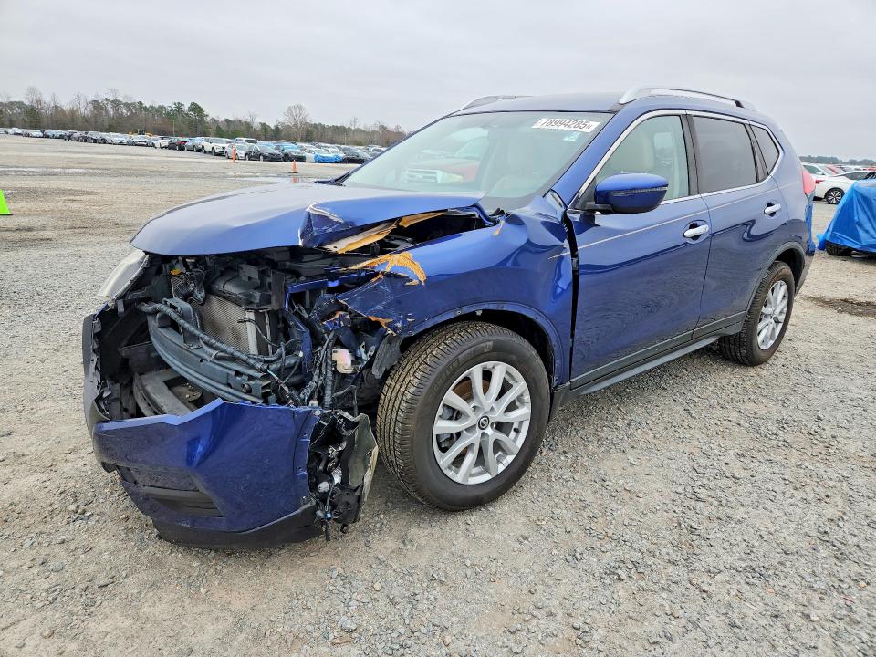 2017 Nissan Rogue VIN JN8AT2MT0HW148142 COPART salvage auction — FRONT END, NC - SALVAGE CERTIFICATE OF TITLE, sold $1,550 on 2026-07-27 (photo 1)