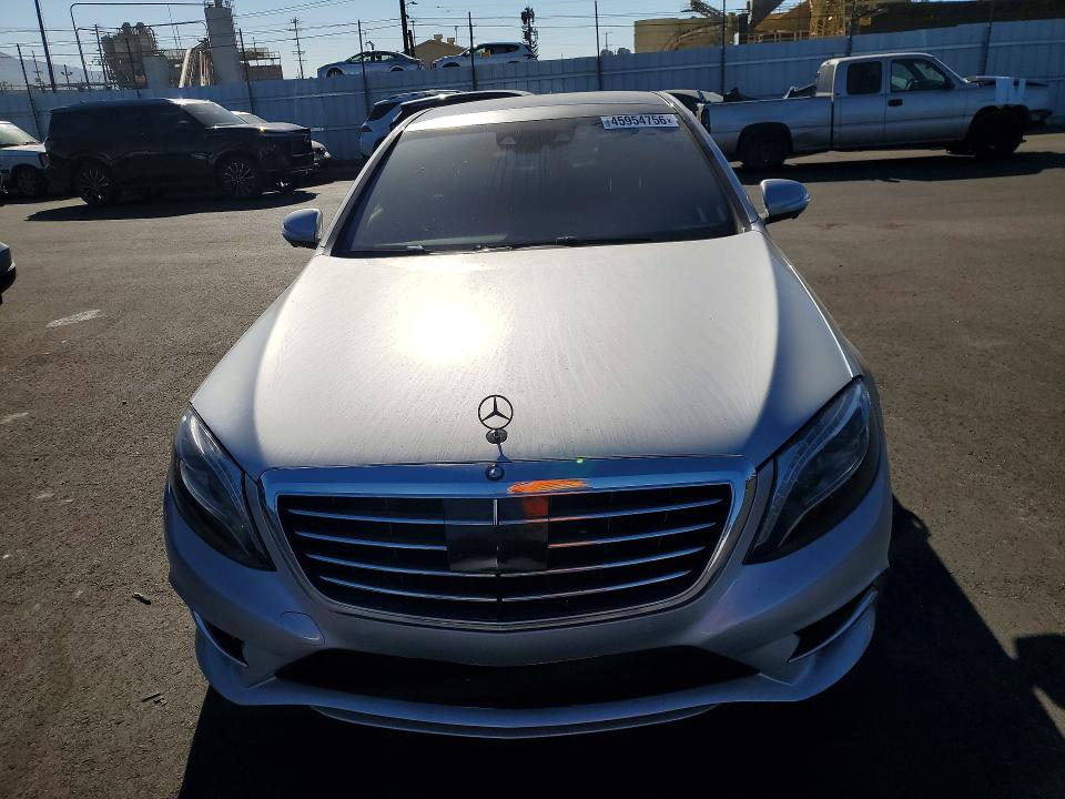 2015 Mercedes-benz S class VIN WDDUG8CB6FA087582 COPART salvage auction — MINOR DENT/SCRATCHES, CA - DIS/DLR/EXP ONLY CLEAN TITLE, sold $5,700 on 2026-07-27 (photo 5)