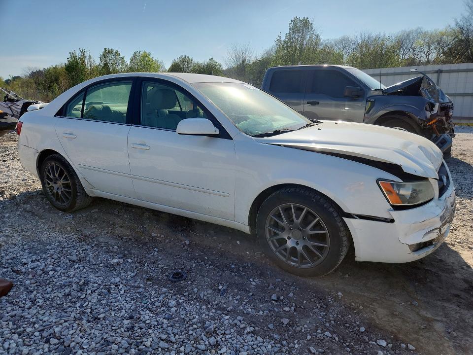 2007 Hyundai Sonata VIN 5NPEU46F57H169523 COPART salvage auction — FRONT END, AR - CERT OF TITLE-SALVAGE, sold $725 on 2026-07-08 (photo 4)
