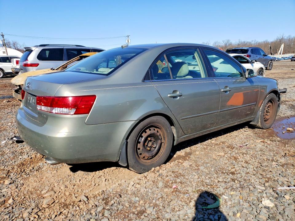 2008 Hyundai Sonata VIN 5NPET46F38H334005 COPART salvage auction — FRONT END, Pa - Cert Of Title, sold $350 on 2026-07-24 (photo 3)