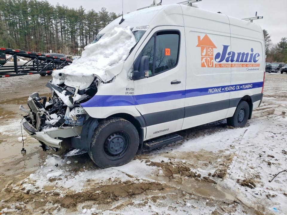 2023 Mercedes-benz Sprinter VIN W1Y40BHY6PT157706 COPART salvage auction — FRONT END, MA - CERT OF TITLE-SALVAGE, sold $1,650 on 2026-07-29 (photo 1)