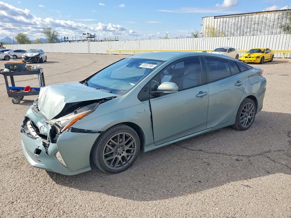 2016 Toyota Prius VIN JTDKARFU5G3510101 COPART salvage auction — FRONT END, Id - Salvage Certificate Of Title, sold $2,700 on 2026-07-17 (photo 1)