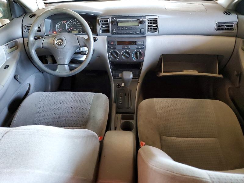 2005 Toyota Corolla VIN JTDBR32E050057072 COPART salvage auction — MINOR DENT/SCRATCHES, CA - DIS/DLR/EXP LIEN PAPERS-SALV, sold $725 on 2026-07-30 (photo 8)