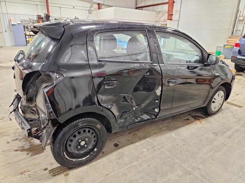2024 Mitsubishi Mirage VIN ML32AUHJ2RH003509 COPART salvage auction — REAR END, Wv - Salvage Certificate, sold $1,050 on 2026-07-07 (photo 3)