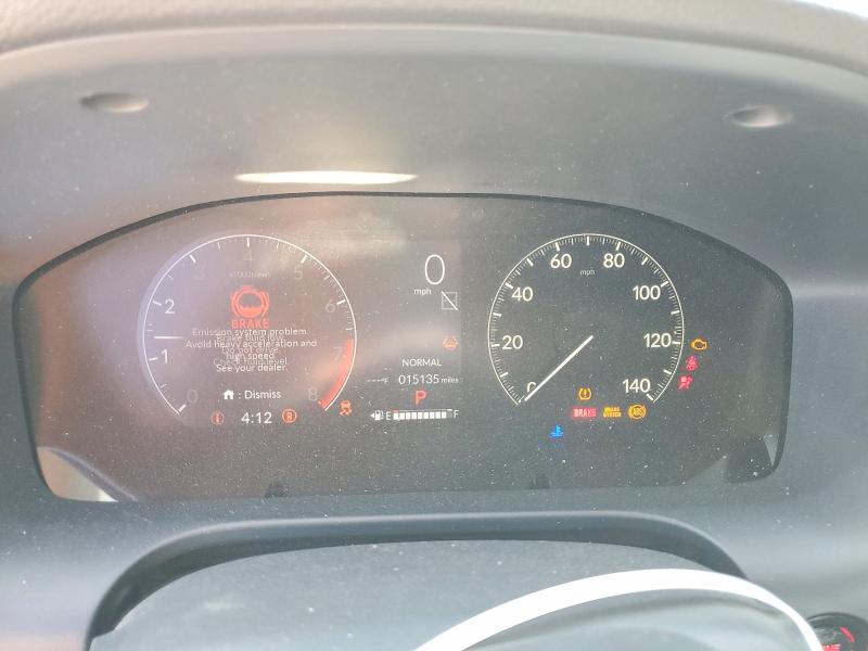2025 Honda Hr-v VIN 3CZRZ1H30SM740580 COPART salvage auction — FRONT END, Salvage Title, sold $3,100 on 2026-07-09 (photo 9)