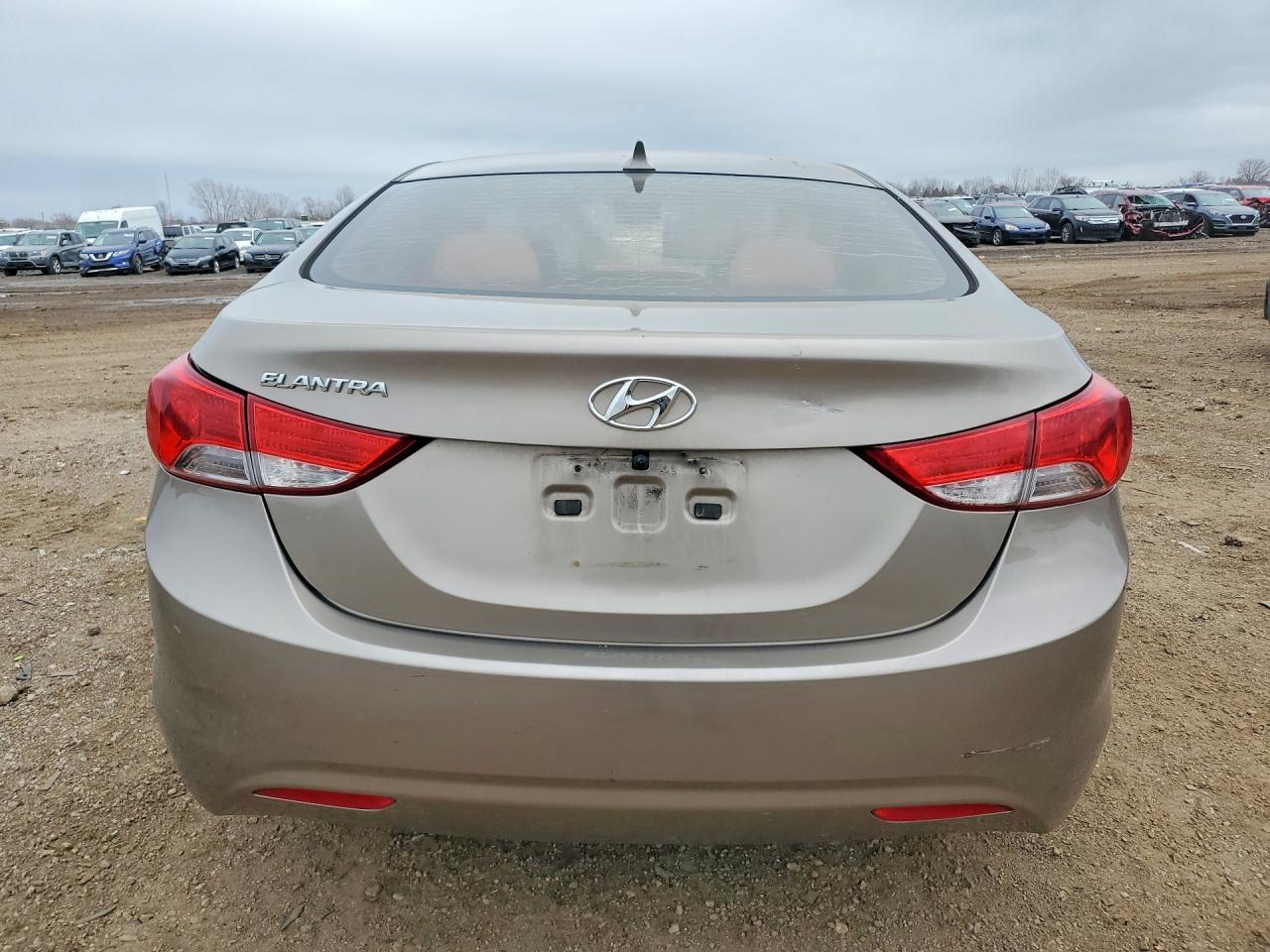 2013 Hyundai Elantra VIN 5NPDH4AE6DH387772 COPART salvage auction — Side, IL - SALVAGE CERTIFICATE, sold $425 on 2026-07-02 (photo 6)