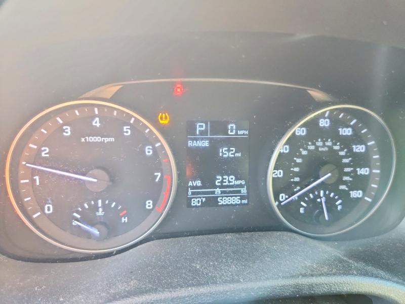 2017 Hyundai Elantra VIN KMHD84LF7HU143030 COPART salvage auction — FRONT END, ID - SALVAGE CERTIFICATE OF TITLE, sold $1,550 on 2026-07-27 (photo 9)