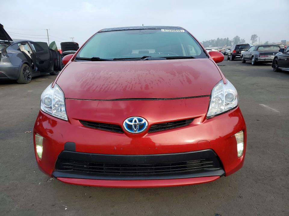 2015 Toyota Prius VIN JTDKN3DU7F1912992 COPART salvage auction — DAMAGE HISTORY, Ca - Cert Of Title-Salvaged, sold $2,700 on 2026-07-08 (photo 5)