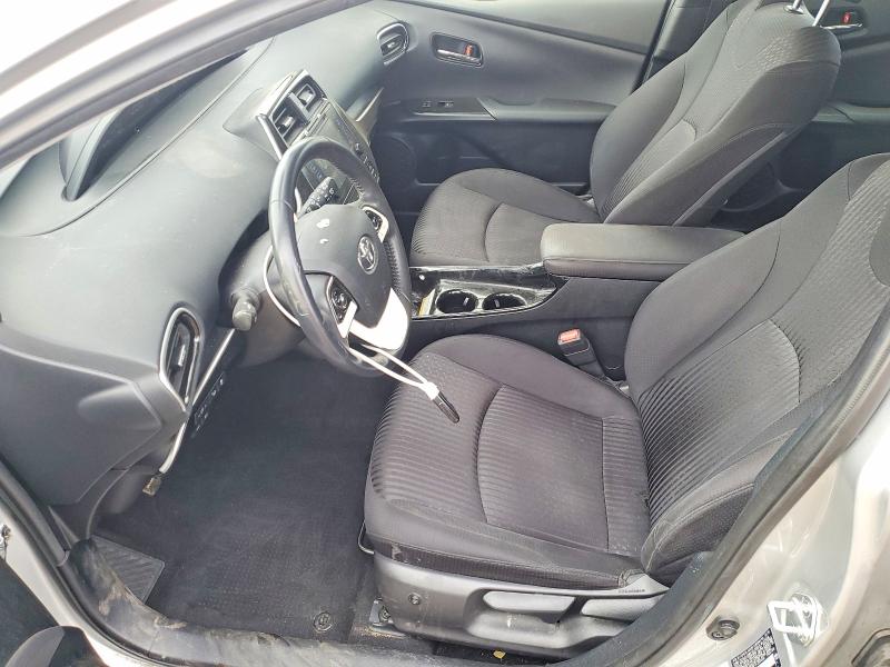 2018 Toyota Prius VIN JTDKARFU1J3551686 COPART salvage auction — FRONT END, CT - CERT OF TITLE-SALVAGE, sold $450 on 2026-07-28 (photo 7)