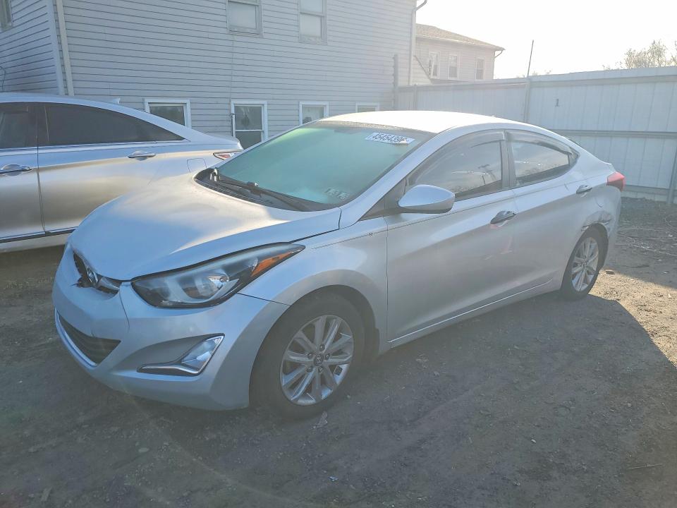 2015 Hyundai Elantra VIN KMHDH4AE3FU261938 COPART salvage auction — FRONT END, Salvage Title, sold $550 on 2026-07-16 (photo 1)