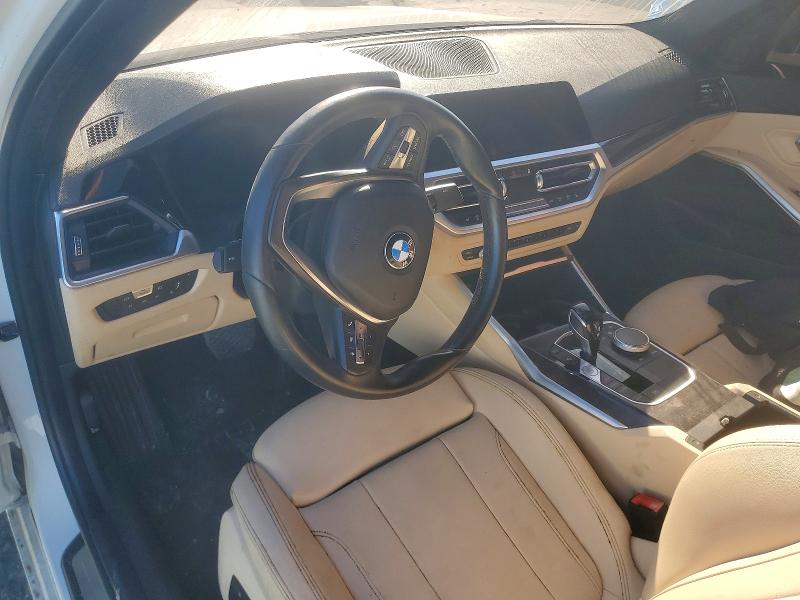 2019 BMW 3 series VIN WBA5R1C50KAK12741 COPART salvage auction — WATER/FLOOD, Fl - Certificate Of Title, sold $7,500 on 2026-07-21 (photo 8)