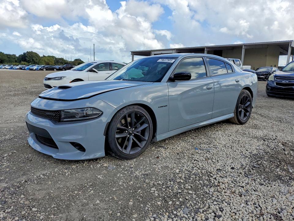 2022 Dodge Charger VIN 2C3CDXCT0NH193113 COPART salvage auction — FRONT END, Salvage Title, sold $5,800 on 2026-08-05 (photo 1)