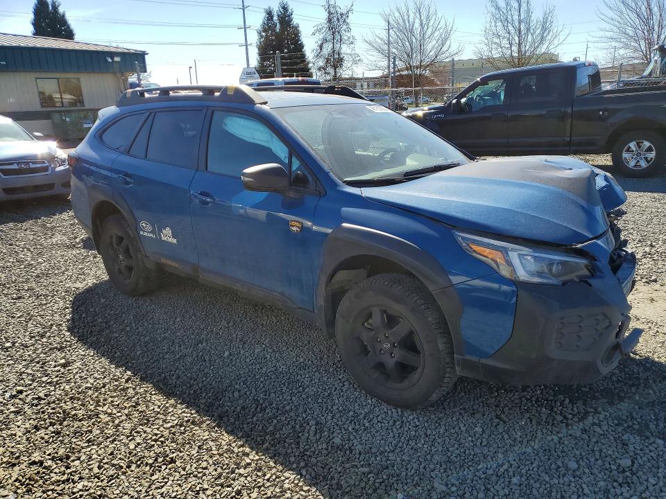 2024 Subaru Outback VIN 4S4BTGUDXR3147567 COPART salvage auction — FRONT END, Or - Salvage Title Certificate, sold $7,800 on 2026-07-28 (photo 4)
