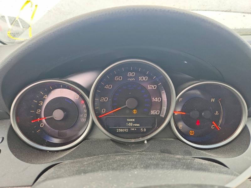 2007 Acura Rl VIN JH4KB16607C002374 COPART salvage auction — REAR END, Il - Salvage Certificate, sold $350 on 2026-07-09 (photo 9)