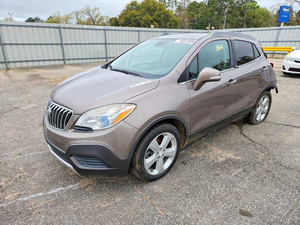 2015 Buick Encore VIN KL4CJASB2FB165568 COPART salvage auction — REAR END, AL - CERT OF TITLE-SALVAGE TITLE, sold $500 on 2026-09-17 (photo 1)