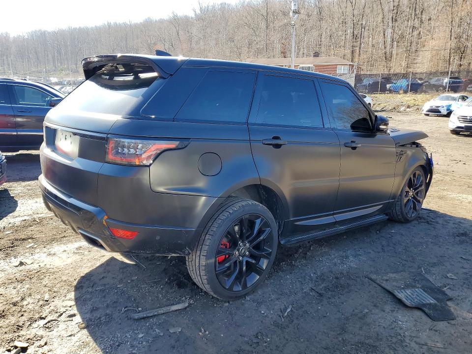 2022 Land rover RANGE ROVER VIN SALWS2RU2NA232907 COPART salvage auction — FRONT END, MD - CERT OF SALVAGE > 75% DAMAGE, sold $11,600 on 2026-07-09 (photo 3)
