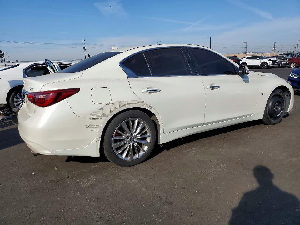 2018 Infiniti VIN JN1EV7AP8JM592059 COPART salvage auction — FRONT END, CA, sold $3,800 on 2026-07-13 (photo 3)