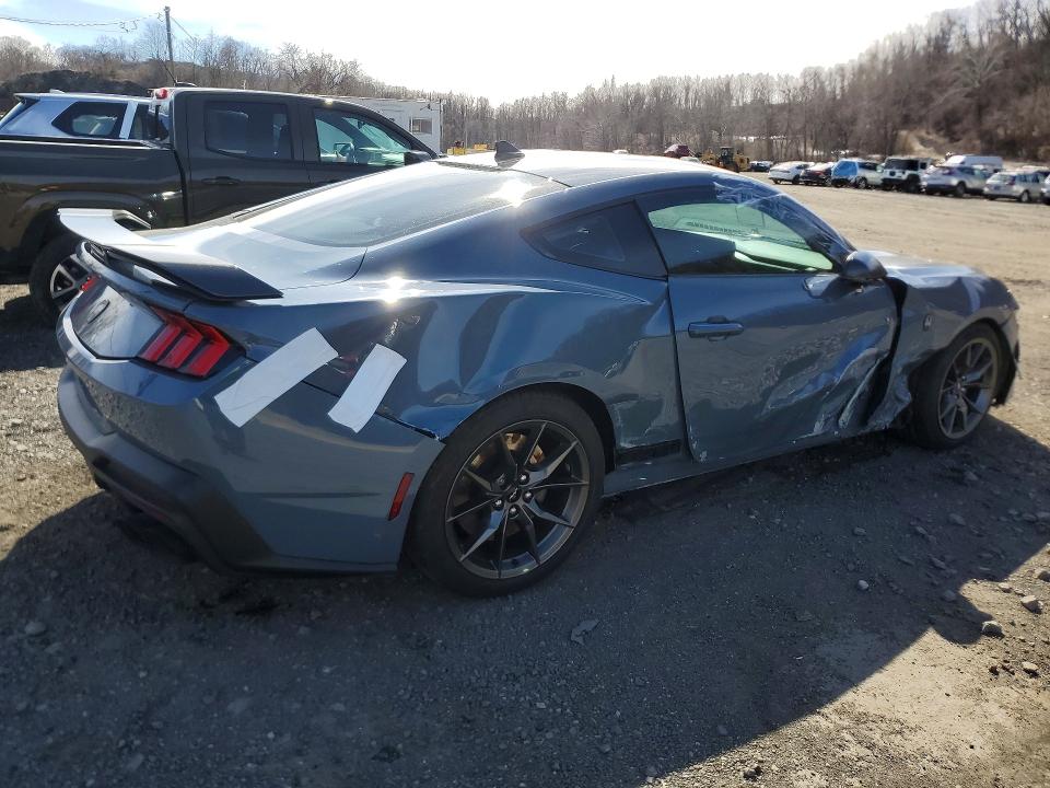 2024 Ford Mustang VIN 1FA6P8R09R5505113 COPART salvage auction — SIDE, Nj - Cert Of Title-Salvage, sold $32,750 on 2026-07-30 (photo 3)