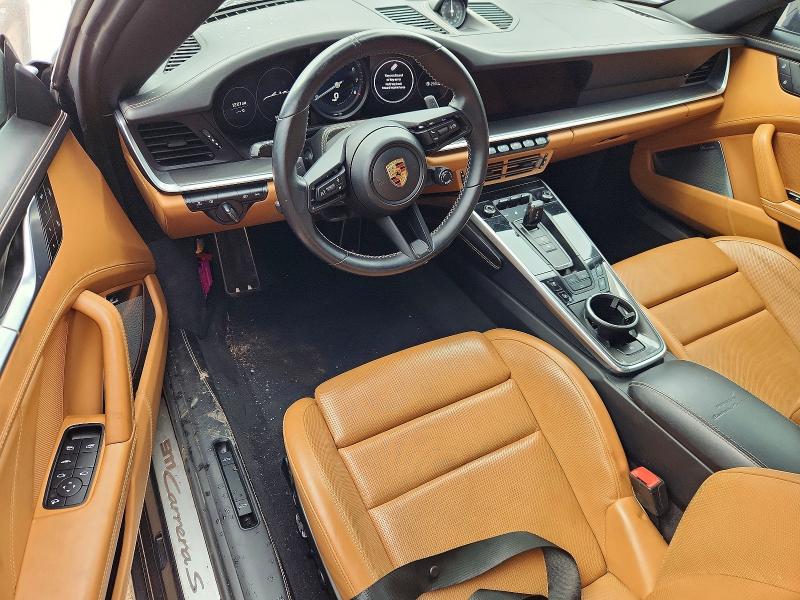 2022 Porsche 911 VIN WP0CB2A93NS245256 COPART salvage auction — VANDALISM, Nj - Cert Of Title-Salvage, sold $21,100 on 2026-07-08 (photo 8)