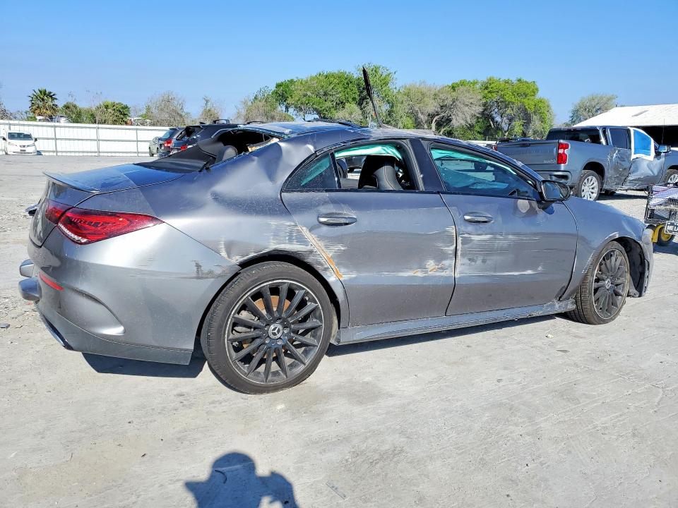2020 Mercedes-benz Cla-klasse VIN W1K5J4GB4LN123900 COPART salvage auction — ROLLOVER, Tx - Salvage Vehicle Title, sold $4,150 on 2026-07-28 (photo 3)