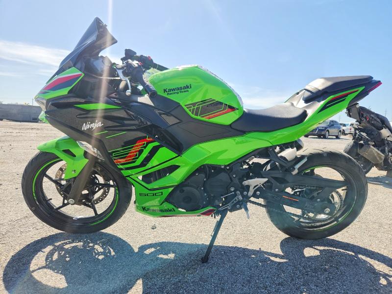 2024 Kawasaki Ex VIN ML5EXGH18RDA25321 COPART salvage auction — SIDE, Tx - Salvage Vehicle Title, sold $1,900 on 2026-07-30 (photo 3)